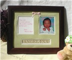 personalized frame with note